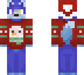 christmas blue wolf