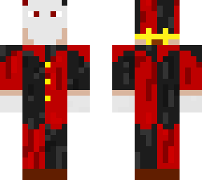 jester red-blak mask