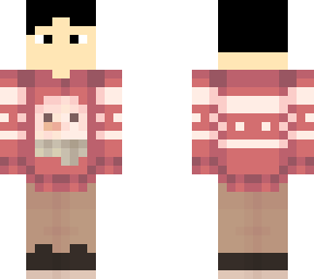 me wearing a sweater (credits to upperstairs)