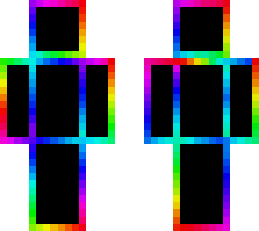 rainbow outline template/skin if u want to just use it lol