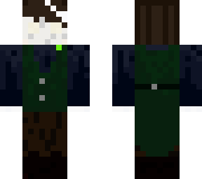 skull mask and vest