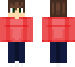 strawberry red sweater :d