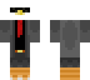 stylish eagle with suit and glasses