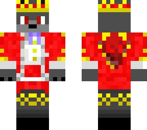 wolf with crown