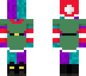 aqua purple elf