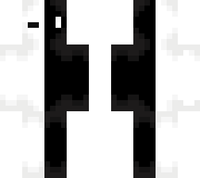 black and white