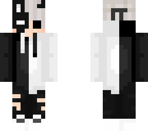black and white demon