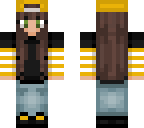 e-girl yellow hat