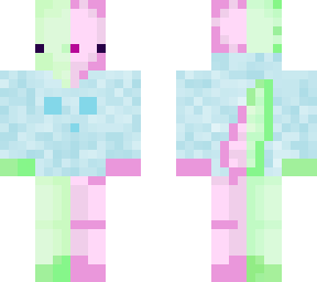 emerald pink axolotl