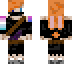 minecraft ginger bi-gender& bi***ual oc
