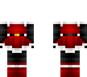 ob - red festive dress w/ stockings