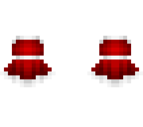 ob - red festive dress w/ white lines v2