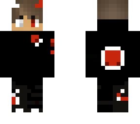 red and white demon