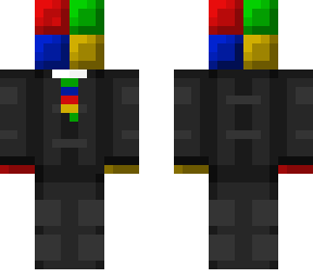 rubix in a suit