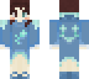 skin blue green