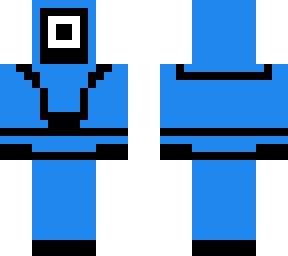 squid game guard (blue square)