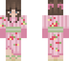 strawberry kimono