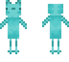 turquoise axolotl