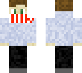 winter skin with a scarf