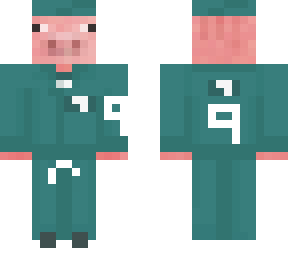 #9 squid game player pig