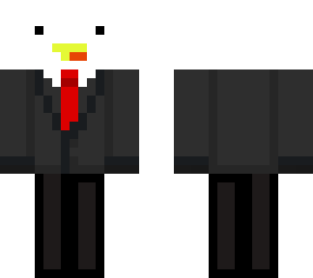 bird in suit