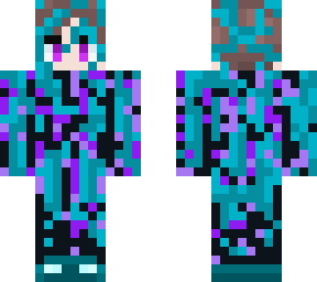 blue vines purple man