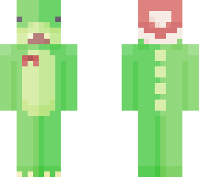 christmas green dino