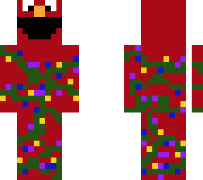 elmo in lights