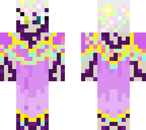 ender hybrid in a flower dress
