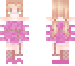 gamer girl w/ pink sweater