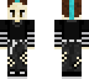 goth person with mohawk