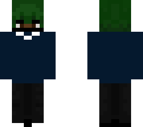 green haired boy