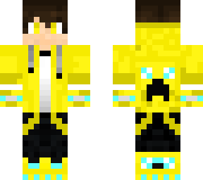 ifroe yellow hoodie /w headphones