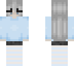 light blue winter christmas e girl