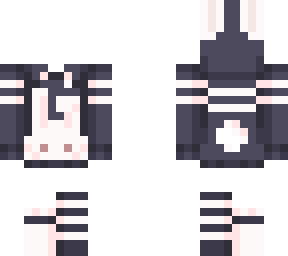pink & black // black