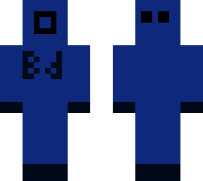 pog built diffrent navy blue custo