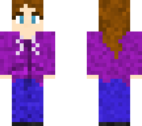 purple jacket gorl