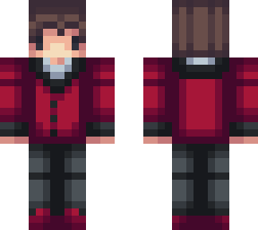 red suit