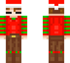 santa hat man