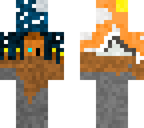 the sunset and night