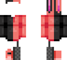 +* red and black bunny *+ ob