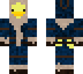 arctic duck in a parka