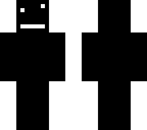black guy whit white eyes