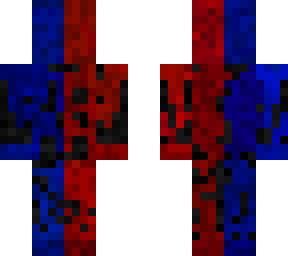 blue & red skin