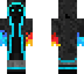 blue and red