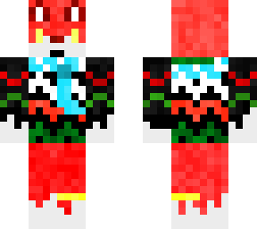 christmas red raven