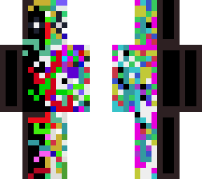 glitch dark skin