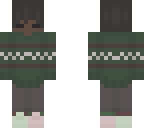 green christmas sweater