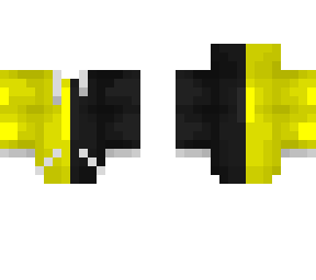 half black & yellow hoodie (base)