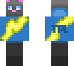 lightning hoodie cat